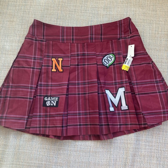 Teens red striped skirt - Picture 1 of 2